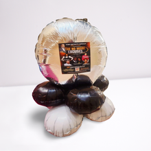 Load image into Gallery viewer, Decorative balloons with a promotional poster on a white background