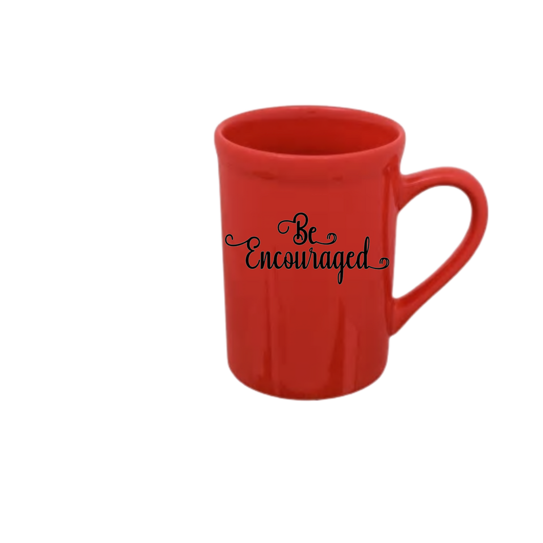 Be Encouraged Red (16 oz Mug)