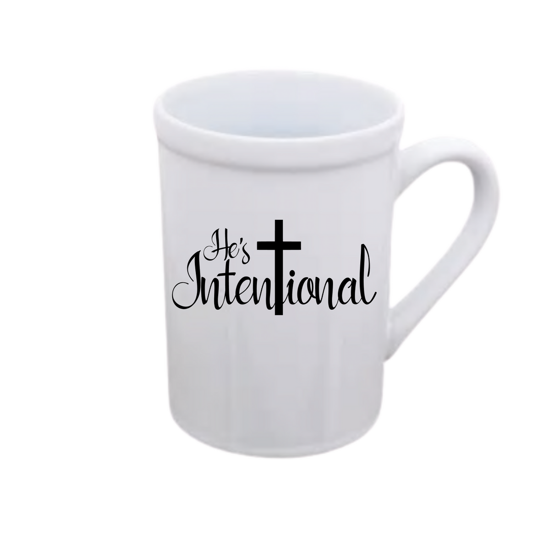 He's Intentional (16 oz Mug)